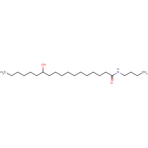 Molecular Structure of 16170-20-0 (Octadecanamide, N-butyl-12-hydroxy-)
