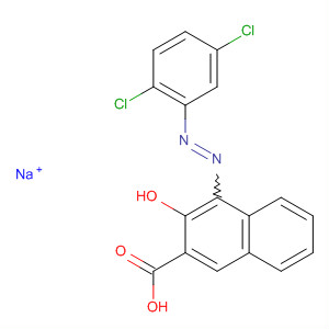 Molecular Structure of 17813-90-0 (2-Naphthalenecarboxylic acid, 4-[(2,5-dichlorophenyl)azo]-3-hydroxy-,
monosodium salt)