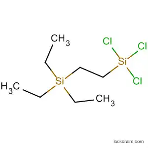 Molecular Structure of 18279-65-7 (Silane, trichloro[2-(triethylsilyl)ethyl]-)