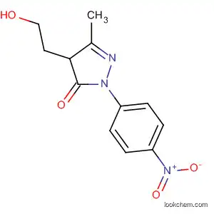 Molecular Structure of 18363-32-1 (3H-Pyrazol-3-one,
2,4-dihydro-4-(2-hydroxyethyl)-5-methyl-2-(4-nitrophenyl)-)