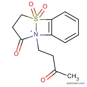 Molecular Structure of 20158-91-2 (1,2-Benzisothiazol-3(2H)-one, 2-(3-oxobutyl)-, 1,1-dioxide)