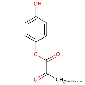 Propanoic acid, 2-oxo-, 4-hydroxyphenyl ester