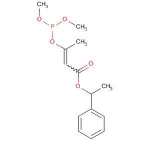 2-Butenoic acid, 3-[(dimethoxyphosphinyl)oxy]-, 1-phenylethyl ester, (Z)-