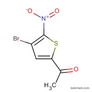Molecular Structure of 31844-99-2 (Ethanone, 1-(4-bromo-5-nitro-2-thienyl)-)
