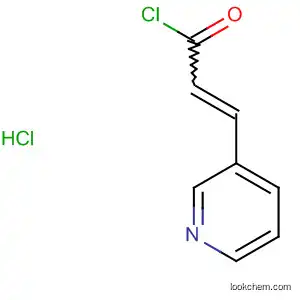 2-Propenoyl chloride, 3-(3-pyridinyl)-, hydrochloride