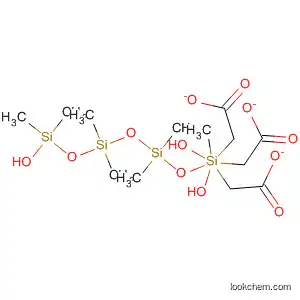 Molecular Structure of 3293-04-7 (1,1,7-Tetrasiloxanetriol, 1,3,3,5,5,7,7-heptamethyl-, triacetate)