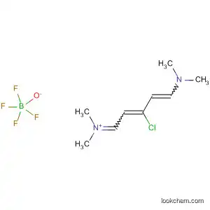 Molecular Structure of 38305-49-6 (Methanaminium,
N-[3-chloro-5-(dimethylamino)-2,4-pentadienylidene]-N-methyl-,
tetrafluoroborate(1-))