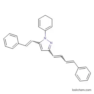 Molecular Structure of 4340-50-5 (1H-Pyrazole,
4,5-dihydro-1-phenyl-3-(4-phenyl-1,3-butadienyl)-5-(2-phenylethenyl)-)