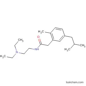 Molecular Structure of 47236-90-8 (Benzeneacetamide,
N-[2-(diethylamino)ethyl]-a-methyl-4-(2-methylpropyl)-)
