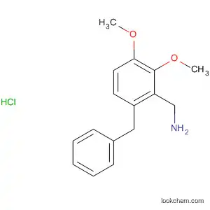 Molecular Structure of 5077-05-4 (Benzenemethanamine, 3,4-dimethoxy-N-(phenylmethyl)-, hydrochloride)
