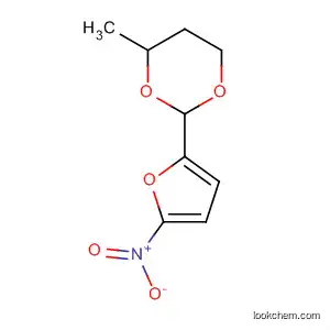 Molecular Structure of 51792-29-1 (1,3-Dioxane, 4-methyl-2-(5-nitro-2-furanyl)-)