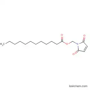 Molecular Structure of 57840-23-0 (Dodecanoic acid, (2,5-dihydro-2,5-dioxo-1H-pyrrol-1-yl)methyl ester)