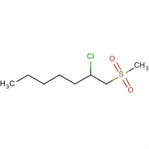 Heptane, 2-chloro-1-(methylsulfonyl)-