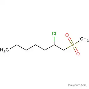 Molecular Structure of 5799-69-9 (Heptane, 2-chloro-1-(methylsulfonyl)-)