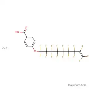 Molecular Structure of 59491-50-8 (Benzoic acid, 4-[(heptadecafluorononenyl)oxy]-, calcium salt)