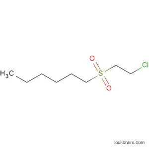 Molecular Structure of 59682-00-7 (Hexane, 1-[(2-chloroethyl)sulfonyl]-)