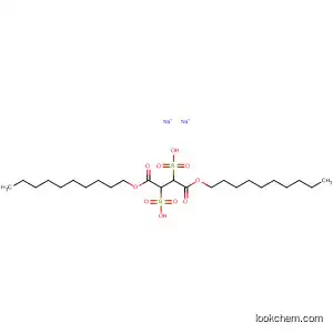 Molecular Structure of 59862-24-7 (Butanedioic acid, 2,3-disulfo-, 1,4-didecyl ester, disodium salt)