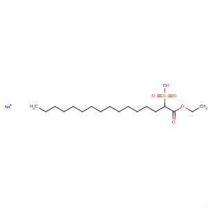 Hexadecanoic acid, 2-sulfo-, 1-ethyl ester, sodium salt