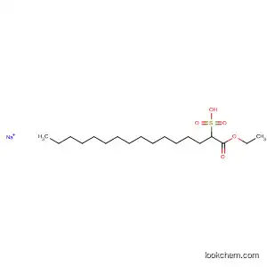 Molecular Structure of 6061-31-0 (Hexadecanoic acid, 2-sulfo-, 1-ethyl ester, sodium salt)