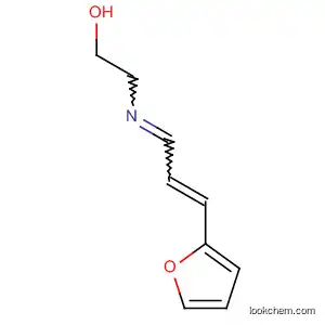 Molecular Structure of 6131-40-4 (Ethanol, 2-[[3-(2-furanyl)-2-propenylidene]amino]-)