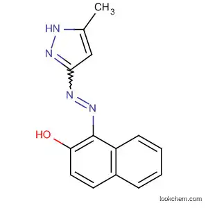 Molecular Structure of 66751-18-6 (1-[(5-Methyl-1H-pyrazol-3-yl)azo]-2-naphthalenol)