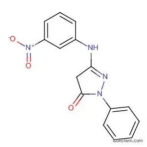 Molecular Structure of 7337-03-3 (3H-Pyrazol-3-one, 2,4-dihydro-5-[(3-nitrophenyl)amino]-2-phenyl-)