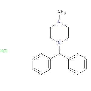 Piperazine, 1-(diphenylmethyl)-4-methyl-, hydrochloride