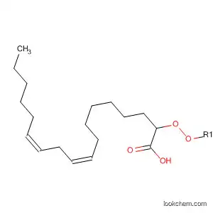 Molecular Structure of 75302-20-4 (9,12-Octadecadienoic acid (9Z,12Z)-, hydroperoxide)
