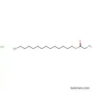 Molecular Structure of 77338-35-3 (Glycine, tetradecyl ester, hydrochloride)