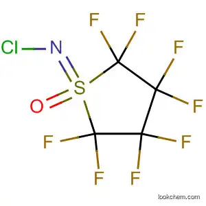 Molecular Structure of 77589-43-6 (Thiophene,
1-(chloroimino)-2,2,3,3,4,4,5,5-octafluoro-1,1,2,3,4,5-hexahydro-,
1-oxide)
