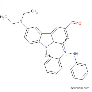 Molecular Structure of 77702-61-5 (9H-Carbazole-3-carboxaldehyde, 6-(diethylamino)-9-methyl-,
diphenylhydrazone)
