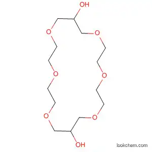 Molecular Structure of 77887-94-6 (1,4,7,11,14,17-Hexaoxacycloeicosane-9,19-diol)