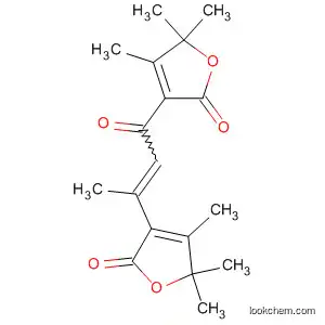 Molecular Structure of 77900-58-4 (2(5H)-Furanone,
3,3'-(1-methyl-3-oxo-1-propene-1,3-diyl)bis[4,5,5-trimethyl-)