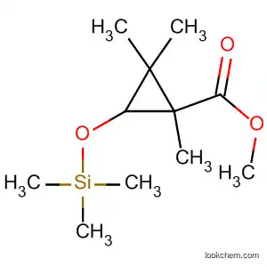 Molecular Structure of 77903-55-0 (Cyclopropanecarboxylic acid, 1,2,2-trimethyl-3-[(trimethylsilyl)oxy]-,
methyl ester)