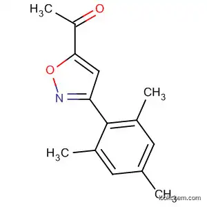 Molecular Structure of 77987-98-5 (Ethanone, 1-[3-(2,4,6-trimethylphenyl)-5-isoxazolyl]-)
