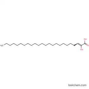 Molecular Structure of 78122-51-7 (Tetracosenoic acid, hydroxy-)