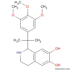 Molecular Structure of 78131-18-7 (6,7-Isoquinolinediol,
1,2,3,4-tetrahydro-1-[1-methyl-1-(3,4,5-trimethoxyphenyl)ethyl]-)
