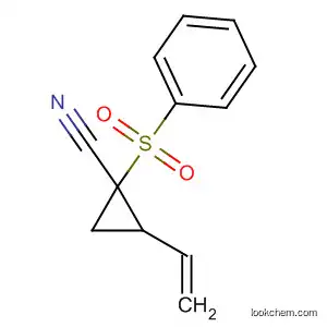 Molecular Structure of 78162-17-1 (Cyclopropanecarbonitrile, 2-ethenyl-1-(phenylsulfonyl)-)