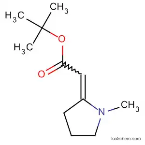 Molecular Structure of 78167-70-1 (Acetic acid, (1-methyl-2-pyrrolidinylidene)-, 1,1-dimethylethyl ester)
