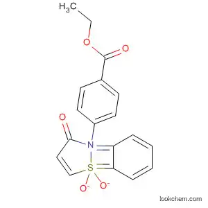 Molecular Structure of 78471-61-1 (Benzoic acid, 4-(1,1-dioxido-3-oxo-1,2-benzisothiazol-2(3H)-yl)-, ethyl
ester)