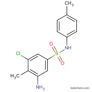 Molecular Structure of 78726-61-1 (Benzenesulfonamide, 3-amino-5-chloro-4-methyl-N-(4-methylphenyl)-)