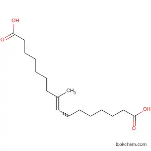 Molecular Structure of 78787-21-0 (8-Hexadecenedioic acid, 8-methyl-)