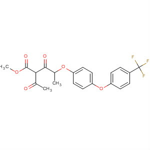 Pentanoic acid,
2-acetyl-3-oxo-4-[4-[4-(trifluoromethyl)phenoxy]phenoxy]-, methyl ester