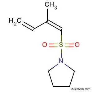 Molecular Structure of 79163-01-2 (Pyrrolidine, 1-[(2-methyl-1,3-butadienyl)sulfonyl]-, (Z)-)