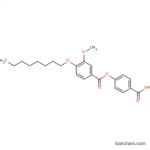 Molecular Structure of 79294-43-2 (Benzoic acid, 3-methoxy-4-(octyloxy)-, 4-carboxyphenyl ester)