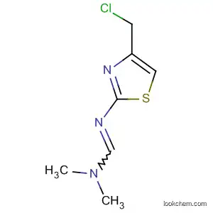 Molecular Structure of 79387-21-6 (Methanimidamide, N'-[4-(chloromethyl)-2-thiazolyl]-N,N-dimethyl-)