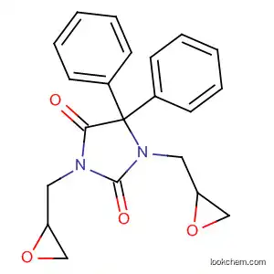 Molecular Structure of 79413-03-9 (2,4-Imidazolidinedione, 1,3-bis(oxiranylmethyl)-5,5-diphenyl-)