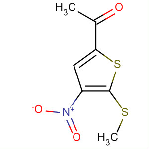 Ethanone, 1-[5-(methylthio)-4-nitro-2-thienyl]-