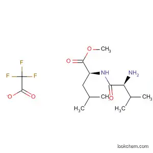 Molecular Structure of 79479-42-8 (L-Leucine, L-valyl-, methyl ester, mono(trifluoroacetate))