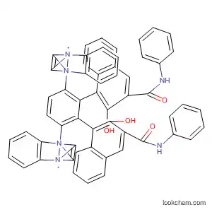 Molecular Structure of 79906-73-3 (2-Naphthalenecarboxamide,
4,4'-[1,4-phenylenebis(2,1-ethenediyl-2,1-phenyleneazo)]bis[3-hydroxy-
N-phenyl-)